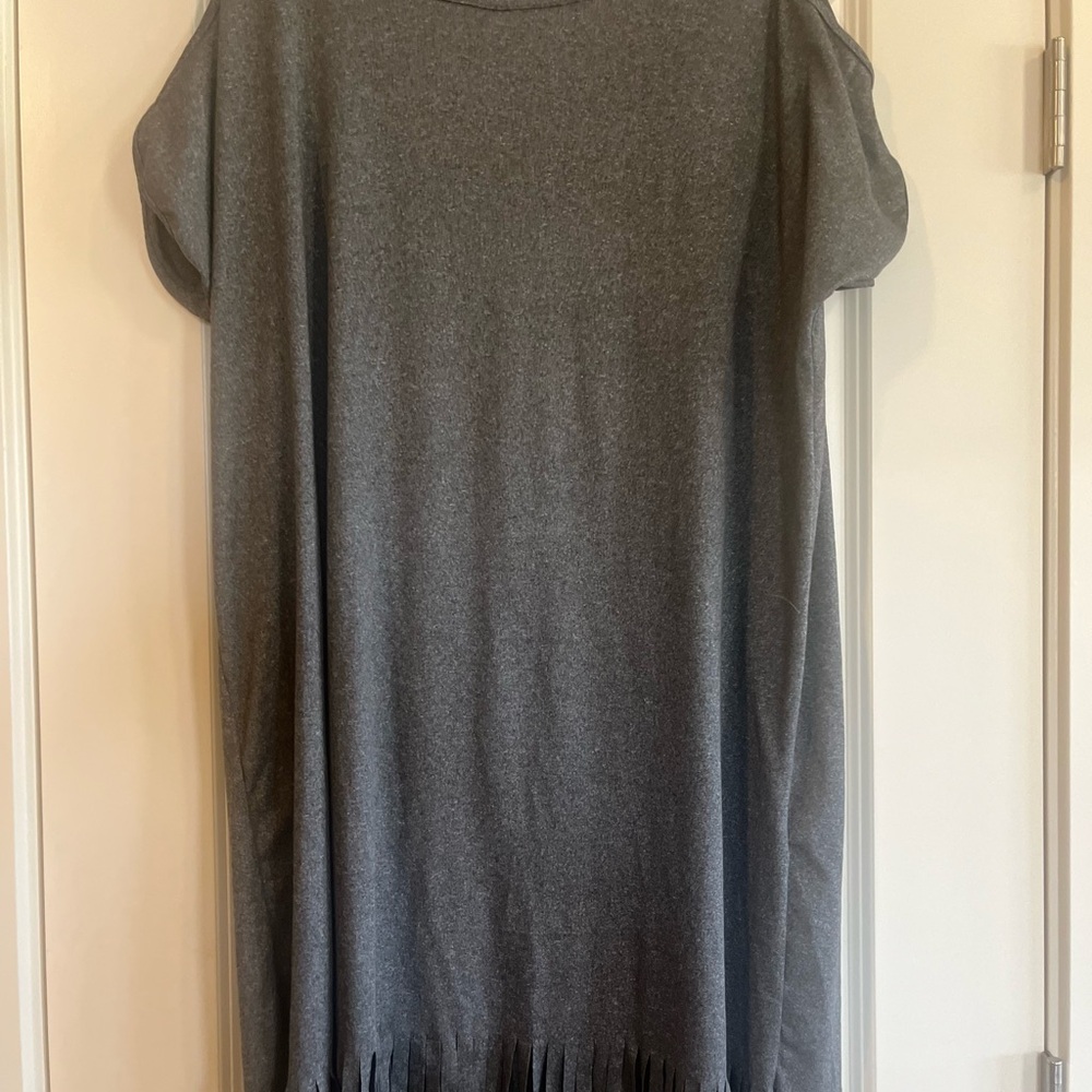 SHEIN Gray Midi Dress